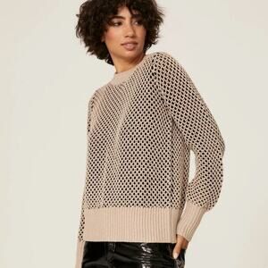 Thakoon Collective Mixed Honeycomb Sweater size medium